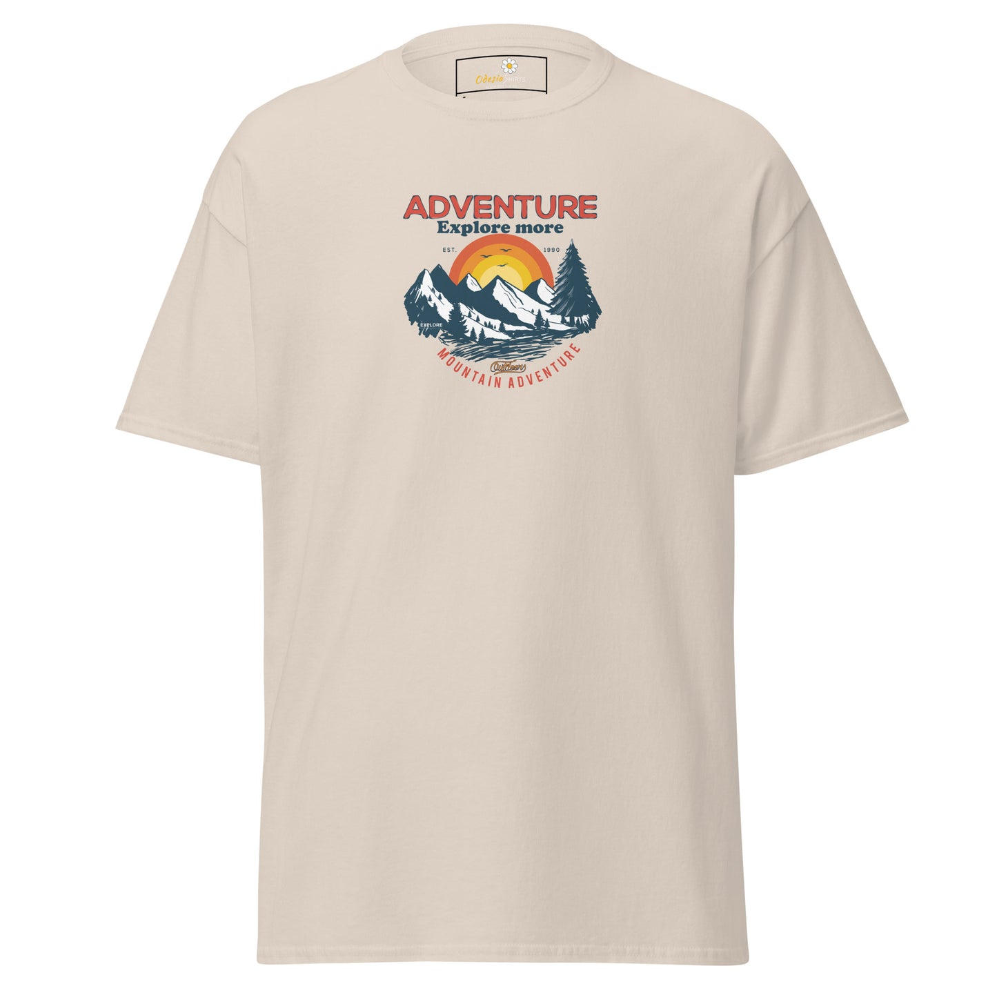 Unisex classic t-shirt - ADVENTURE EXPLORE MORE - REGULAR