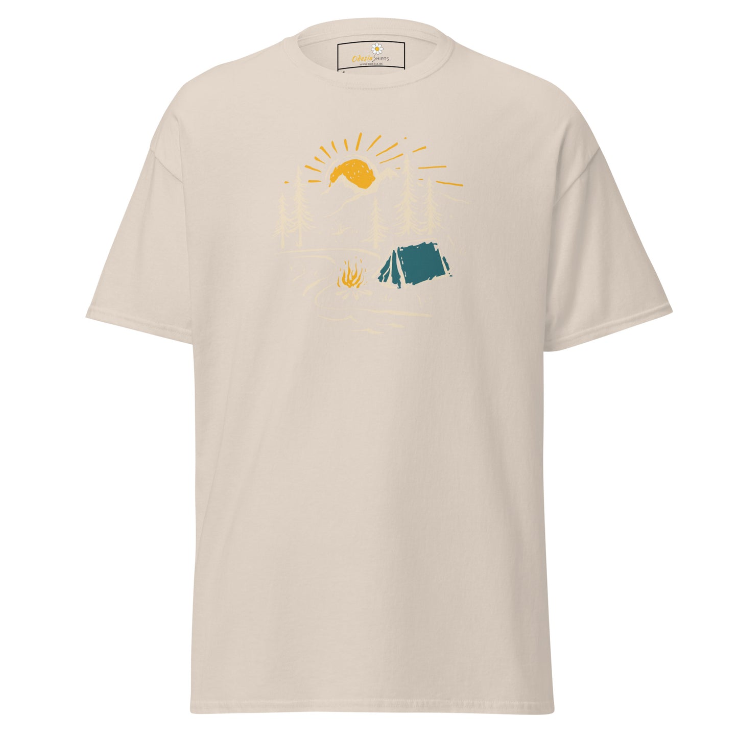 Unisex classic t-shirt - ADVENTURE CAMPFIRE CIRCLE - REGULAR