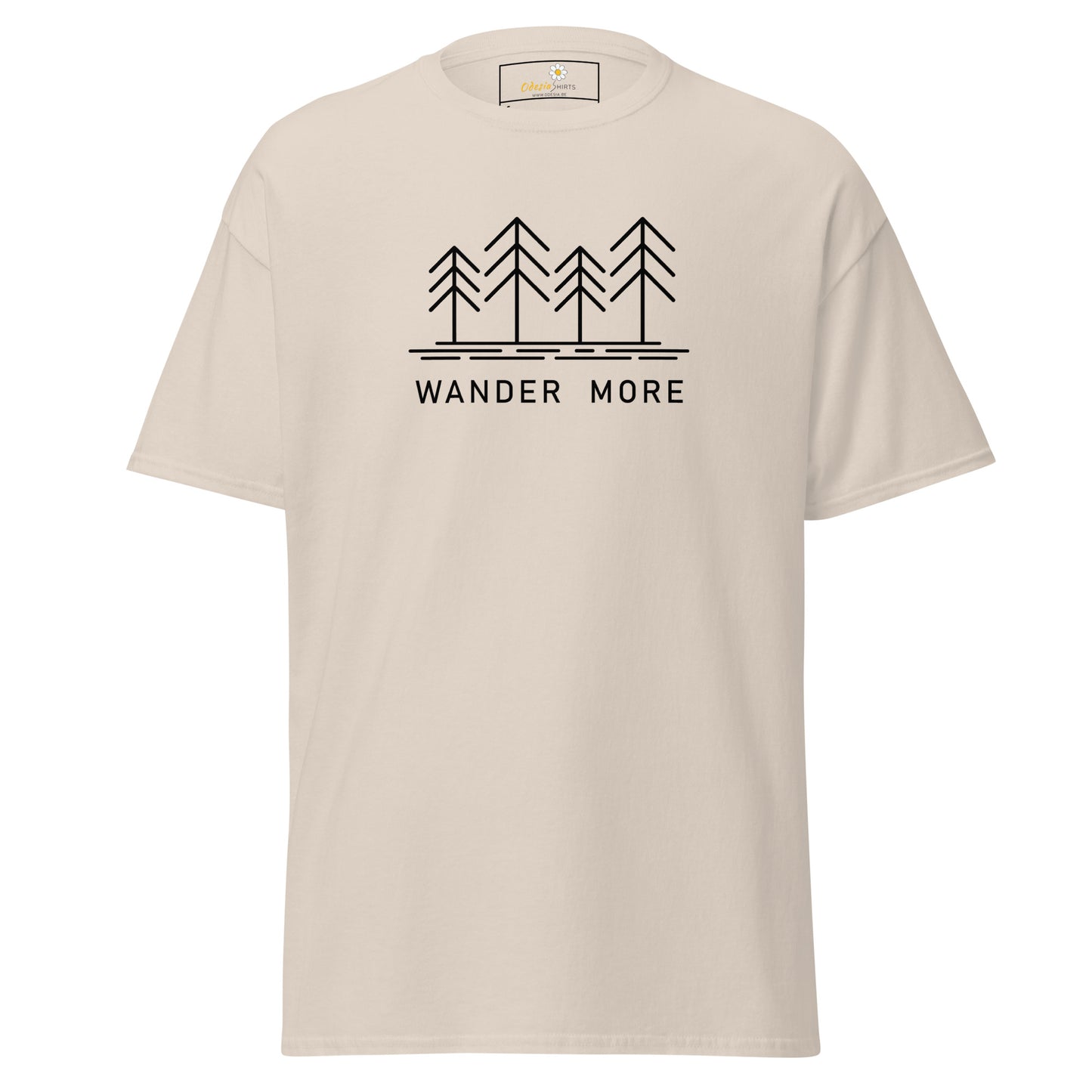 Unisex classic t-shirt - ADVENTURE WANDER MORE - REGULAR