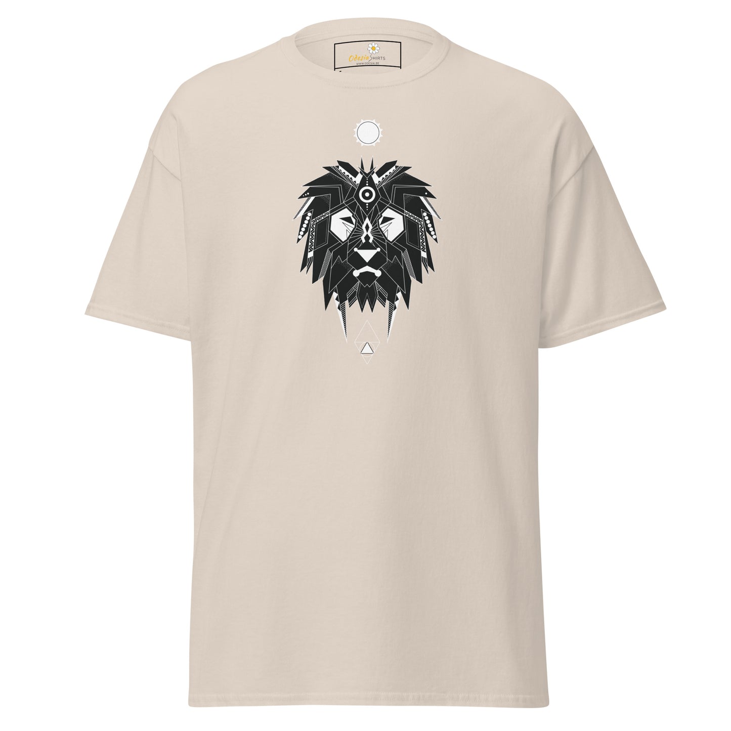 Unisex classic t-shirt - ABSTRACT MYSTIC LION HEAD - REGULAR