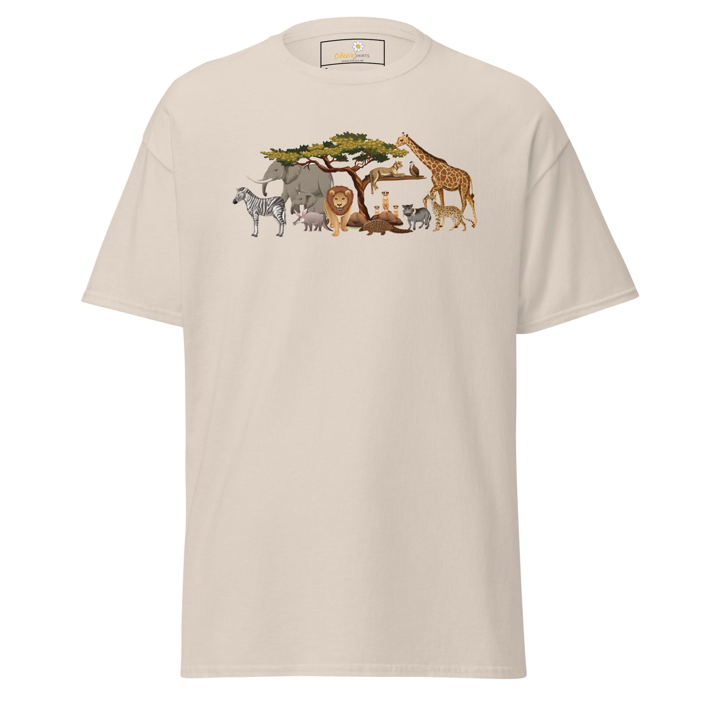 Unisex classic t-shirt - WILD LIFE ANIMALS - REGULAR