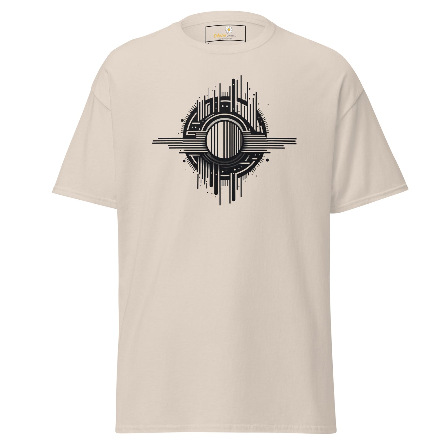 Unisex classic t-shirt - ABSTRACT SPHERE LINES - REGULAR