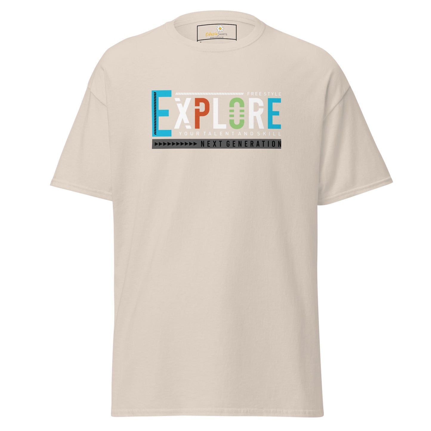 Unisex classic t-shirt - ADVENTURE EXPLORE FREESTYLE - REGULAR