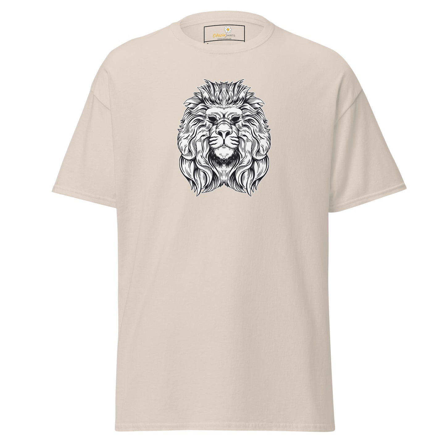 Unisex classic t-shirt - WILD LIFE LION HEAD - REGULAR