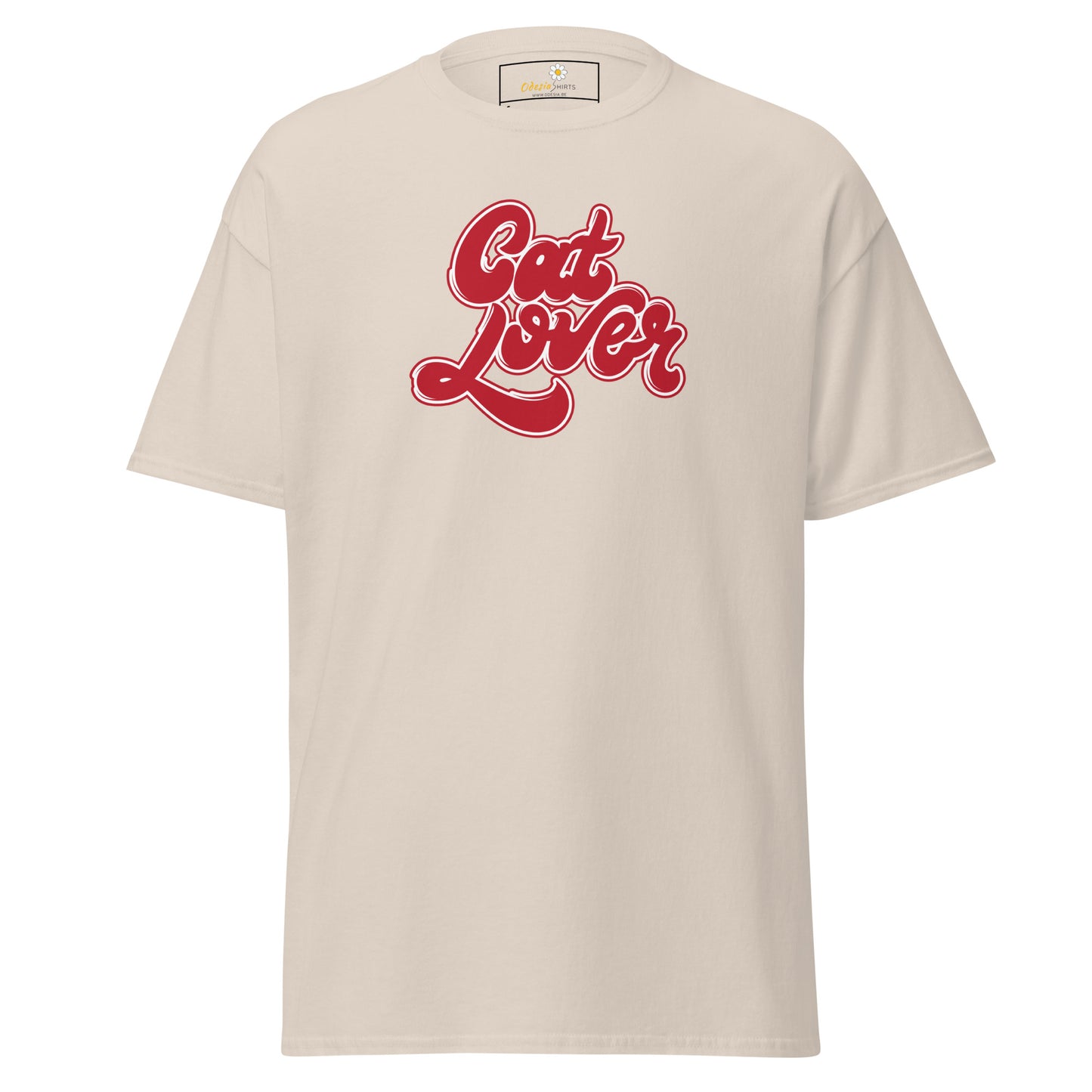 Unisex classic t-shirt - ANIMALS TEXT CAT LOVER - REGULAR