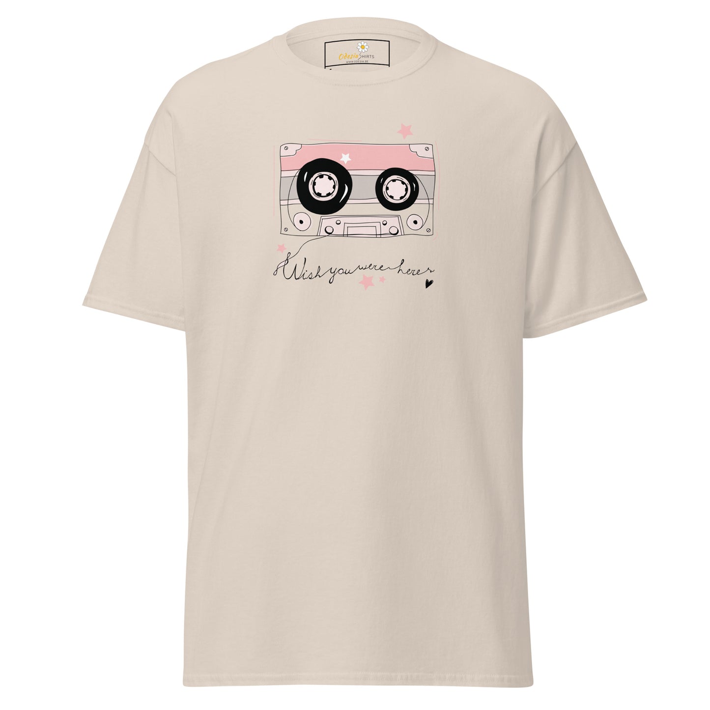 Unisex classic t-shirt - MUSIC WISH YOU WERE HERE - REGULAR