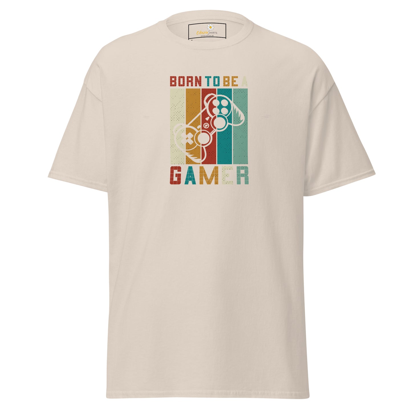 T-shirt classique unisexe - GAMERS BORN TO BE A GAMER - REGULAR