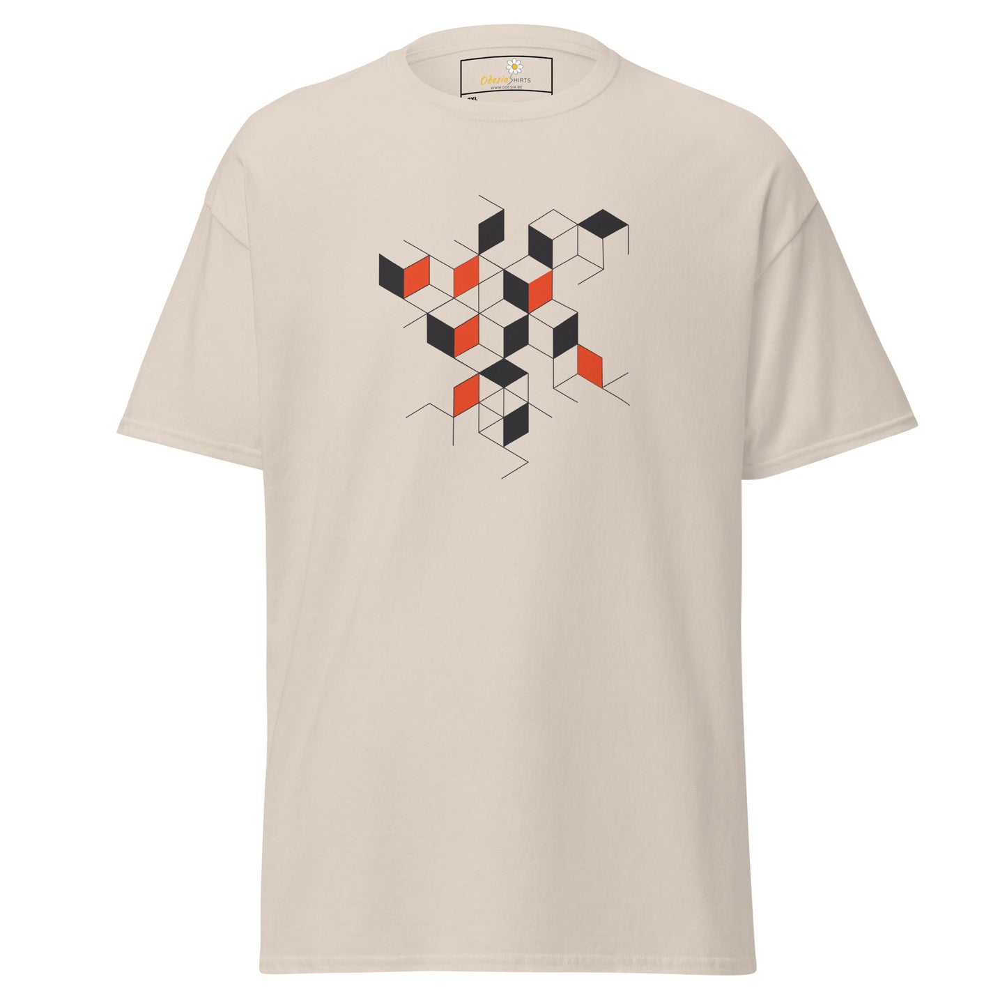 Unisex classic t-shirt - ABSTRACT SQUARES - BIG