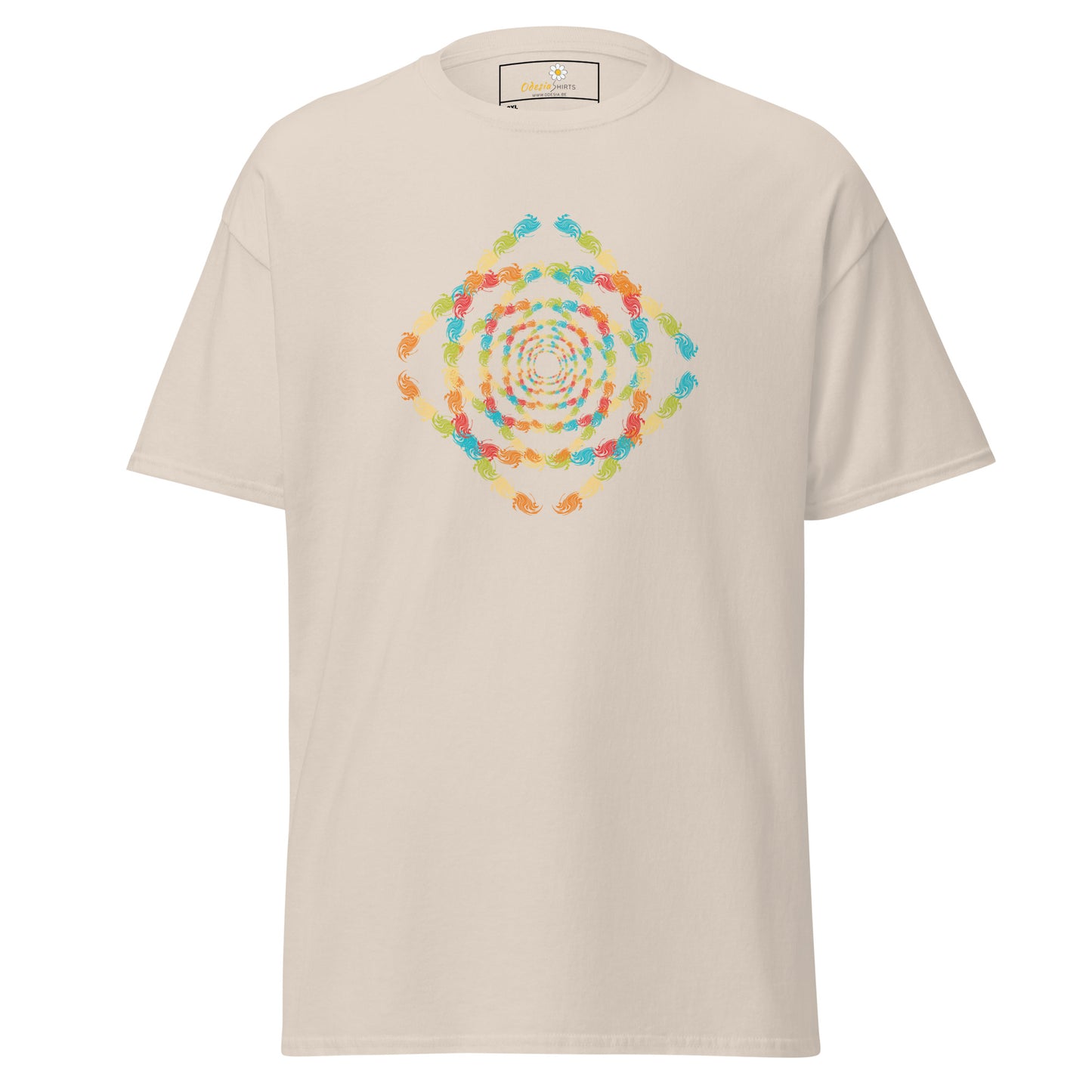 Unisex classic t-shirt - ABSTRACT SQUARE TUNNEL - BIG