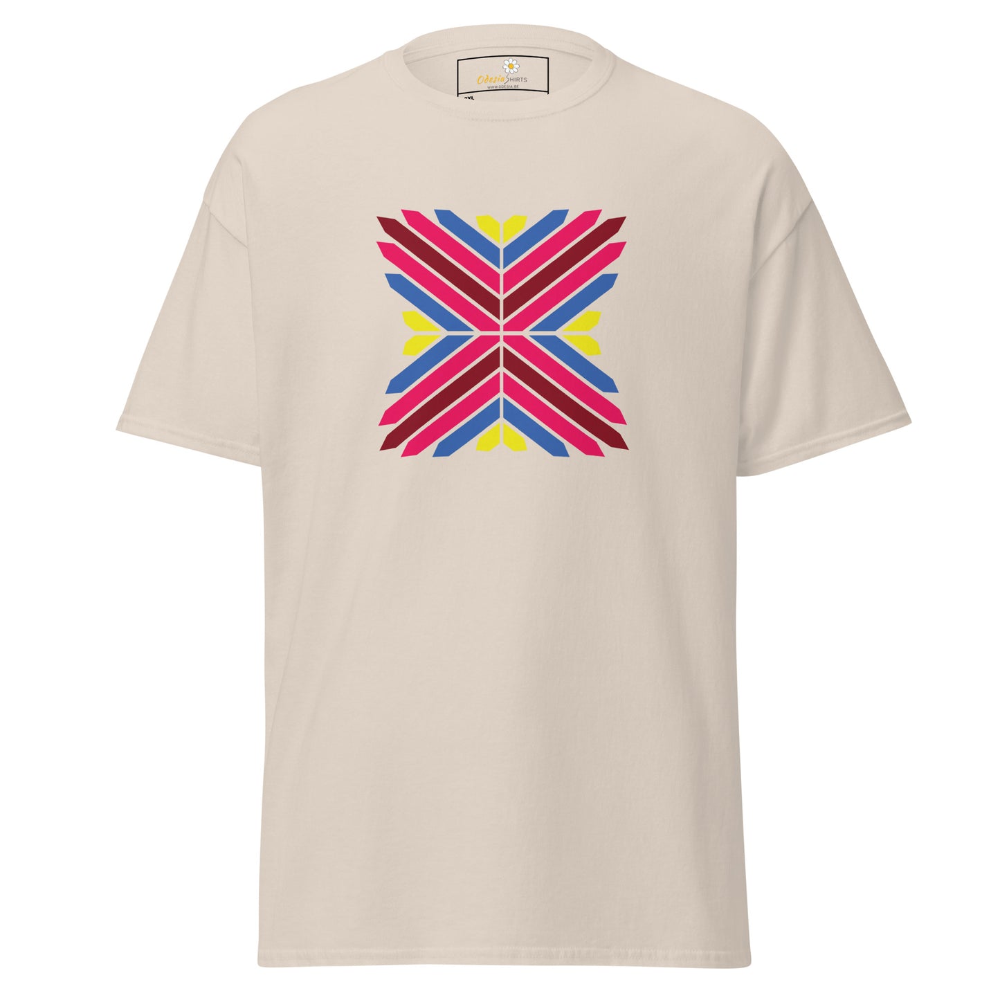 Unisex classic t-shirt - ABSTRACT TRIANGLES - BIG