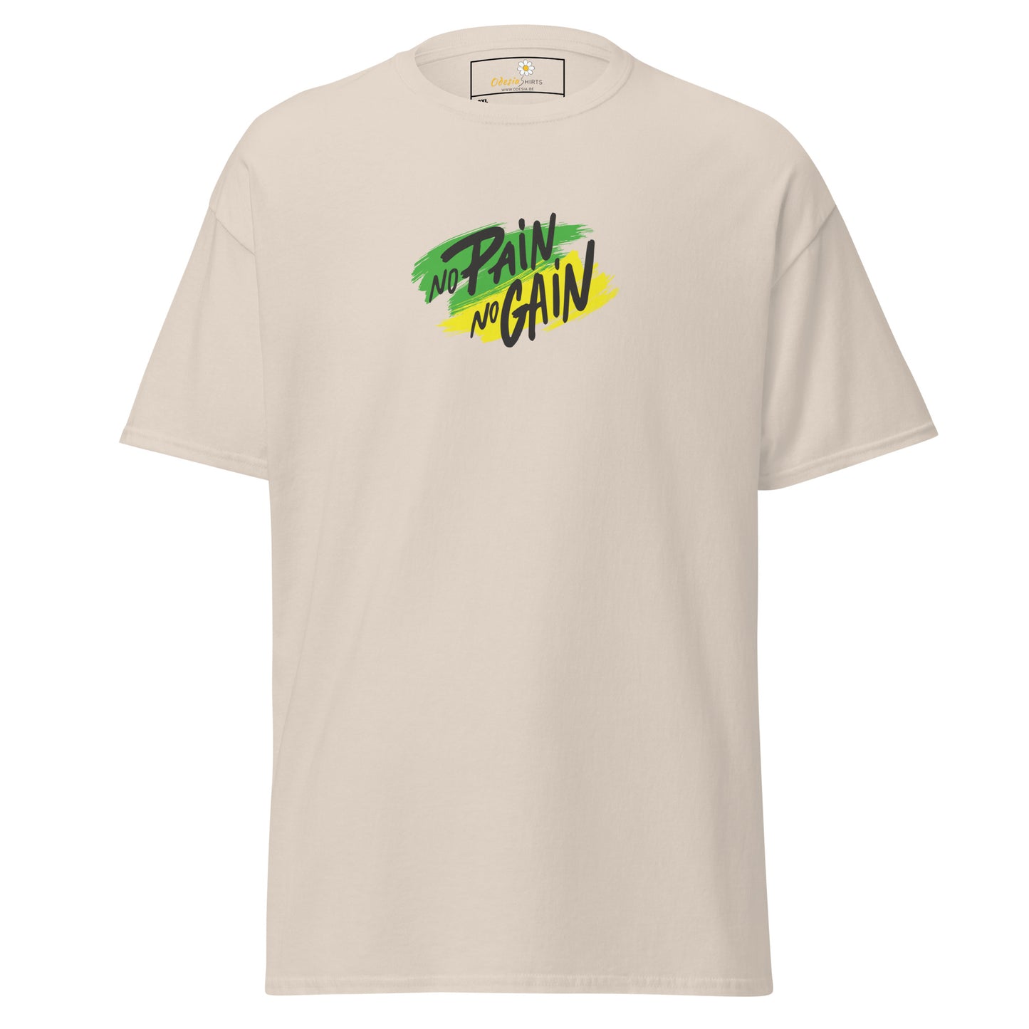 Unisex classic t-shirt - SPORT NO PAIN NO GAIN - BIG