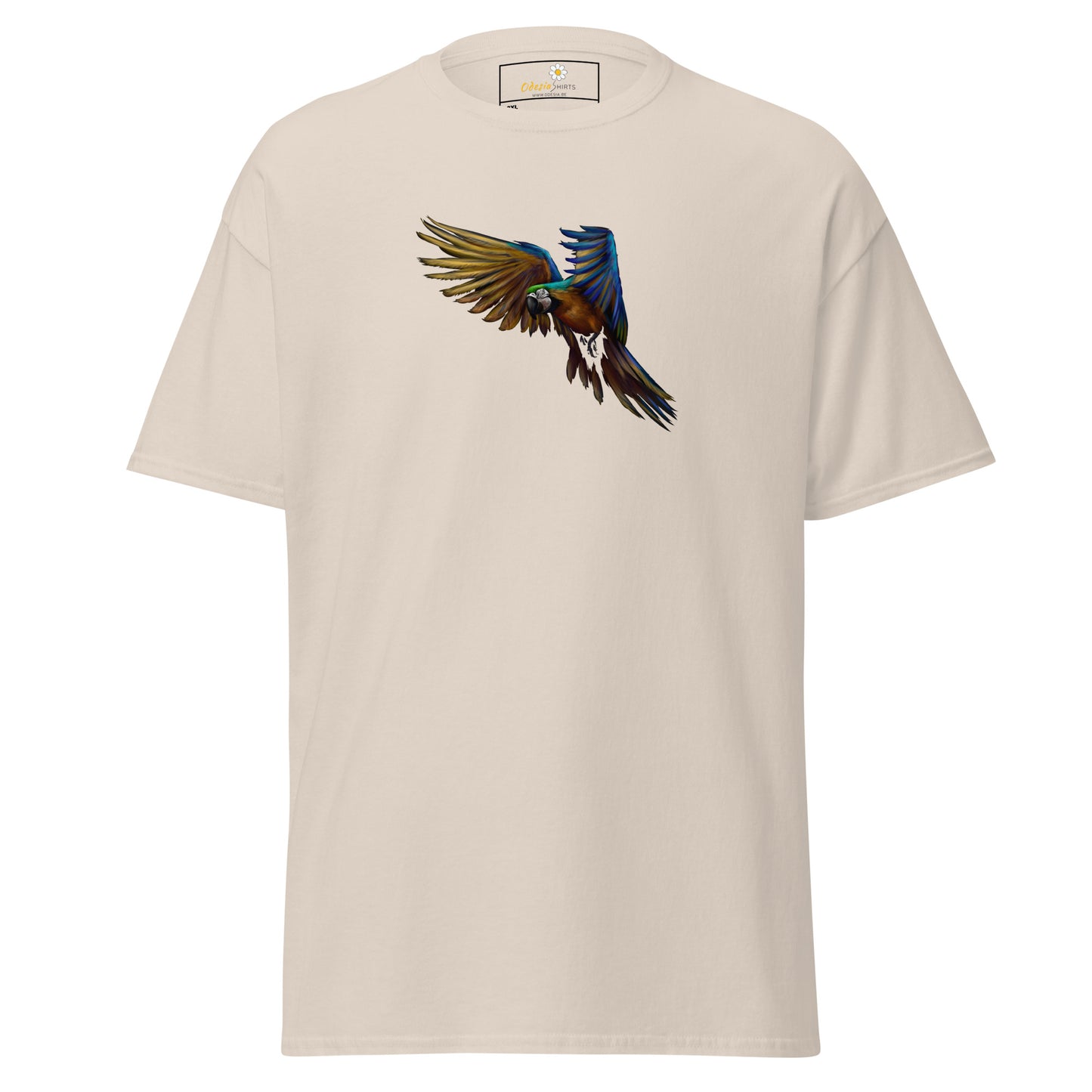 Heren klassiek t-shirt - WILDLIFE PARROT - GROOT