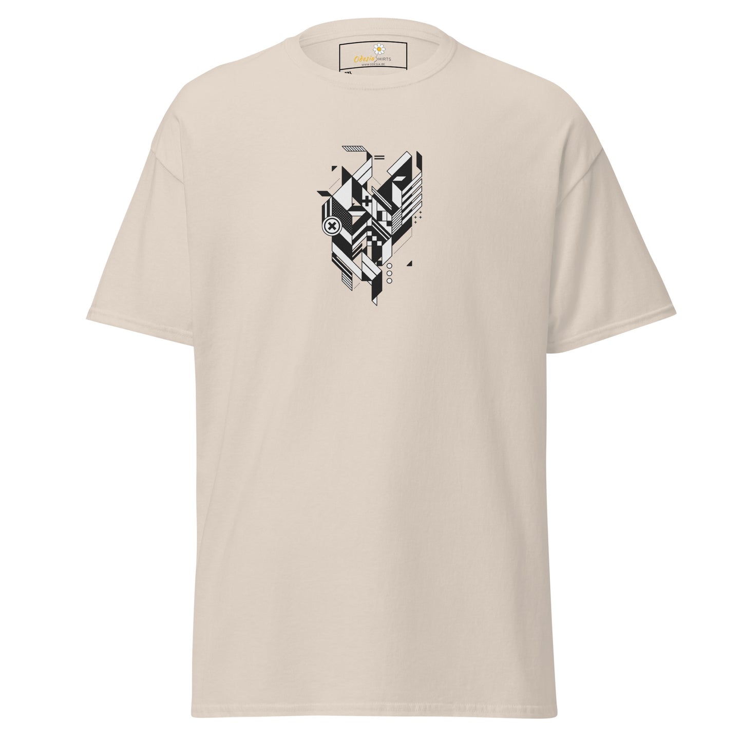 Unisex klassiek t-shirt - ABSTRACT FIGUUR - GROOT