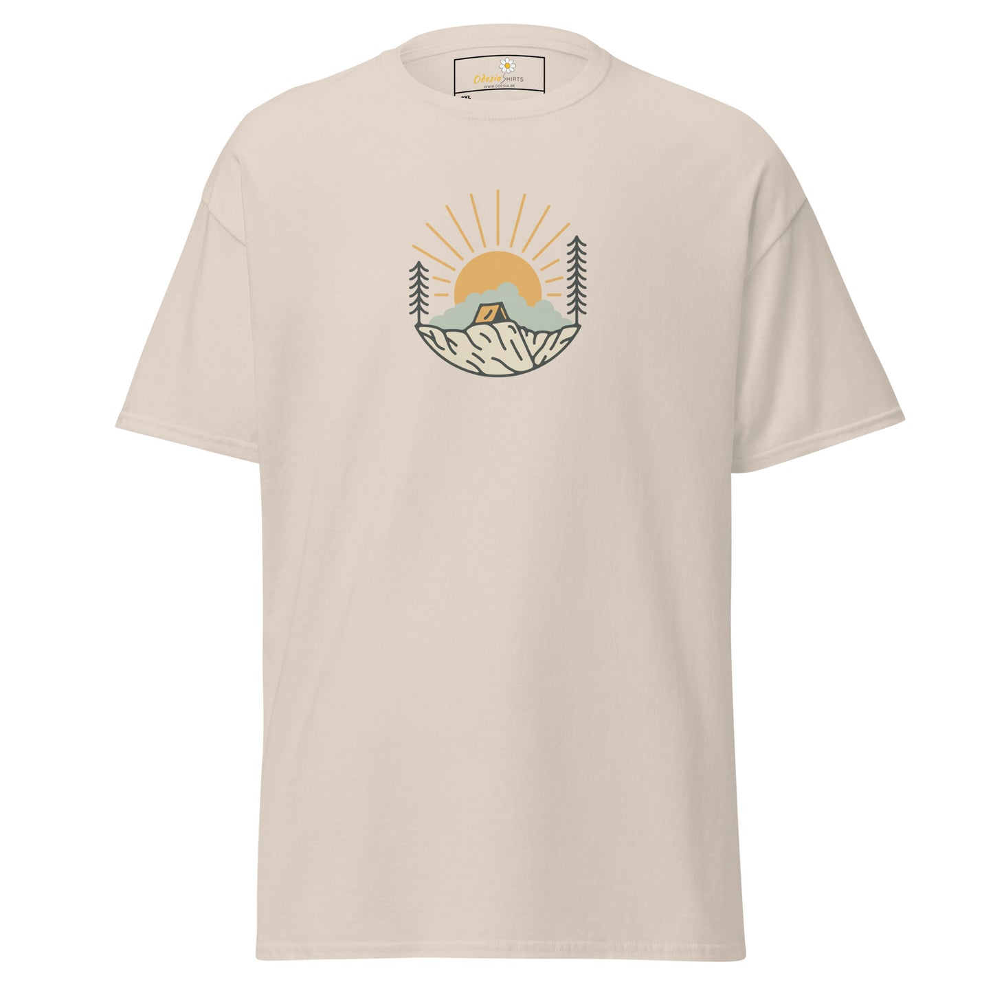 Unisex classic t-shirt - ADVENTURE SUNNY CIRCLE - BIG