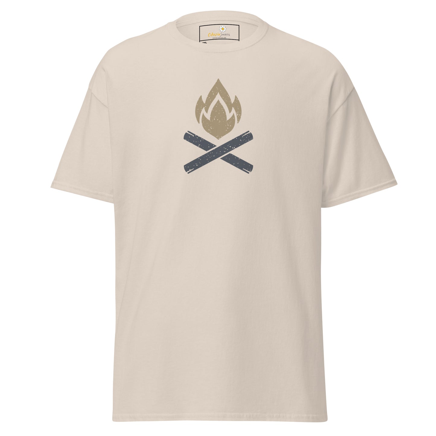 Unisex classic t-shirt - ADVENTURE CAMP FIRE - BIG