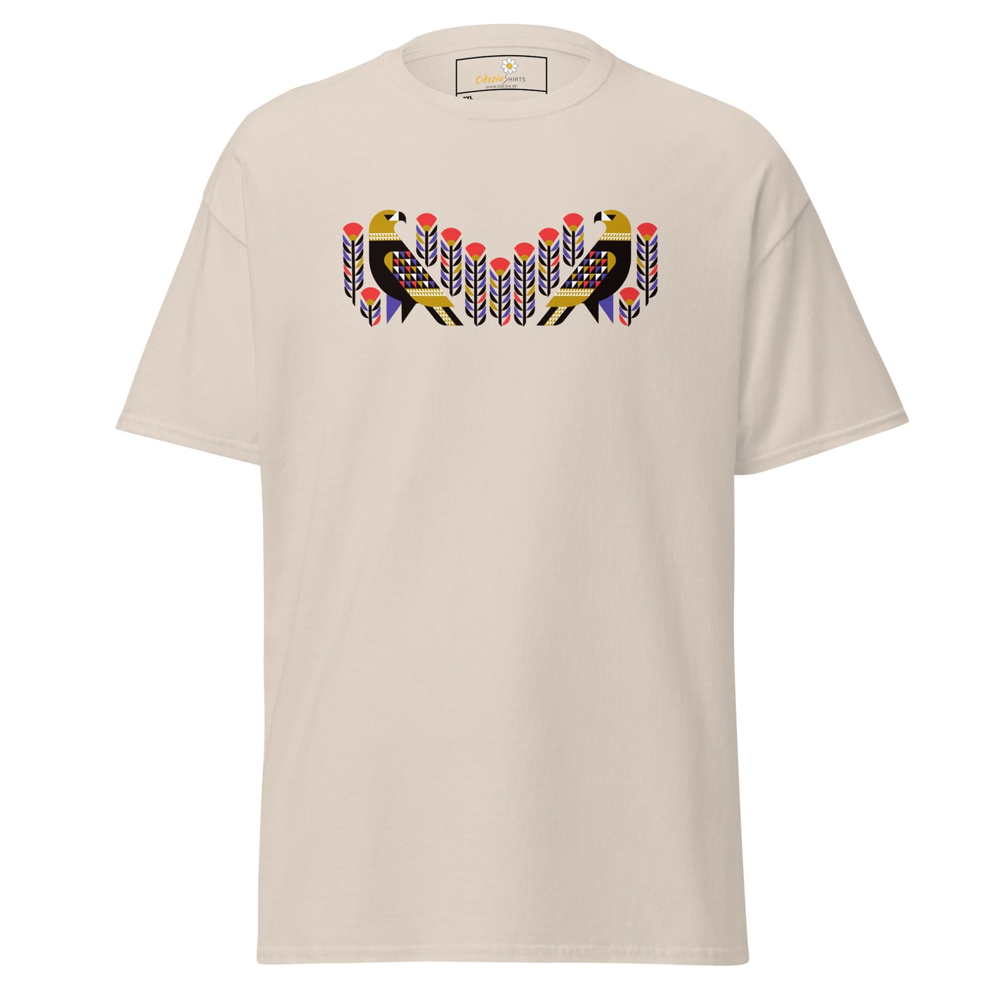 Heren klassiek t-shirt - WILDLIFE PERU BIRDS - GROOT