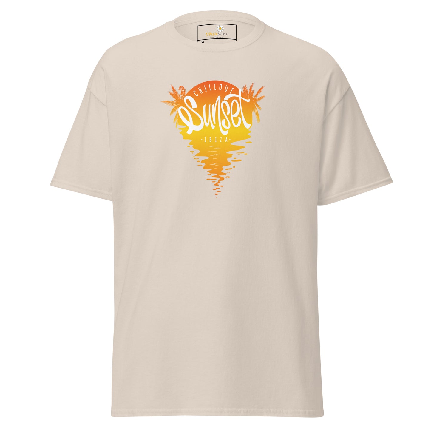 T-shirt classique pour homme - SUMMER IBIZA SUNSET - BIG