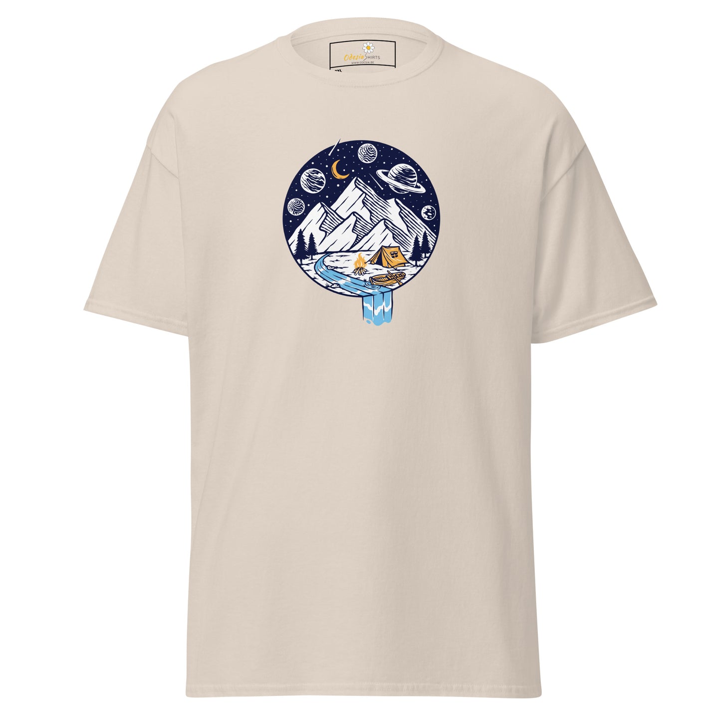 Unisex classic t-shirt - ADVENTURE NIGHT TENT - BIG