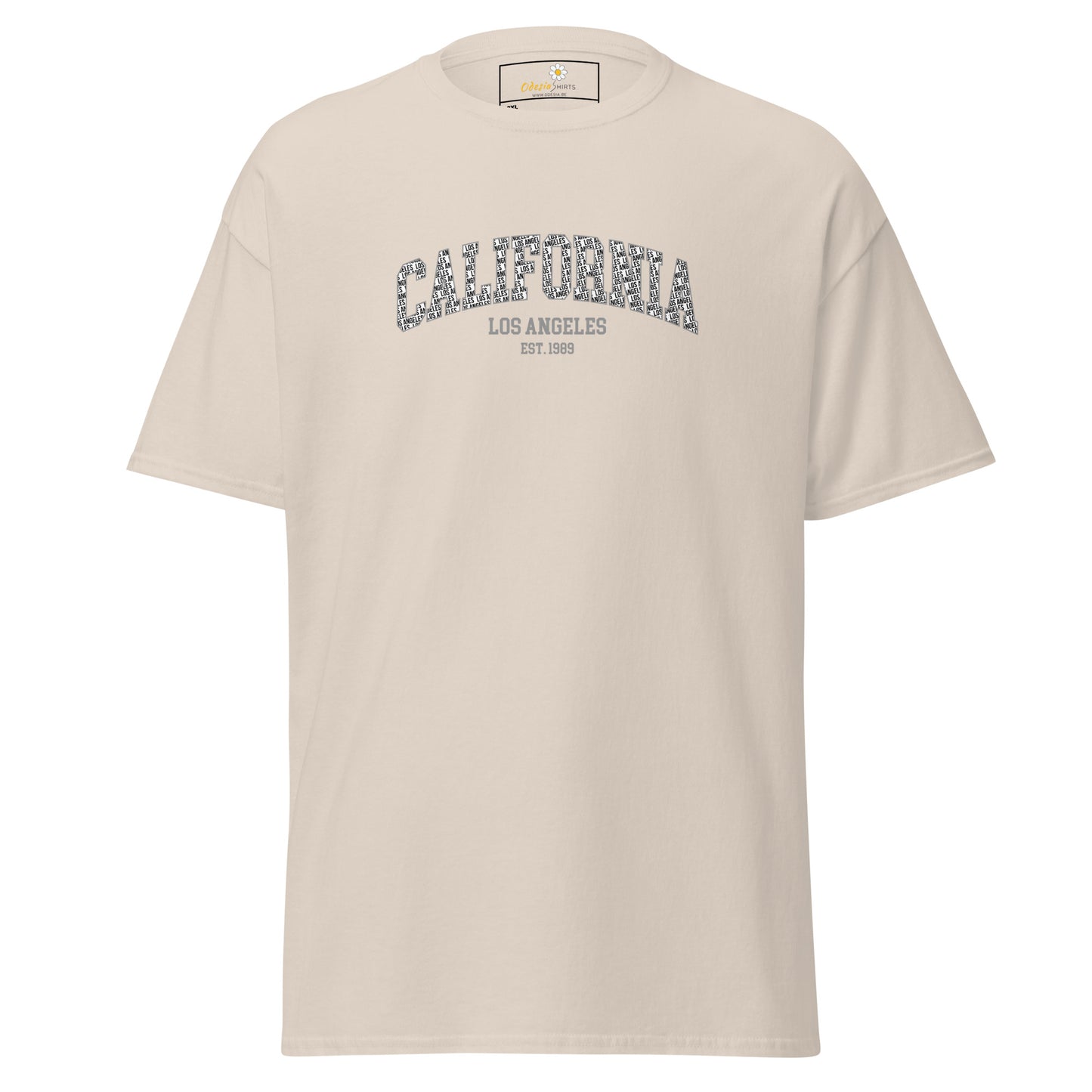 Klassiek T-shirt voor heren - TEXT CALIFORNIA MORE - GROOT