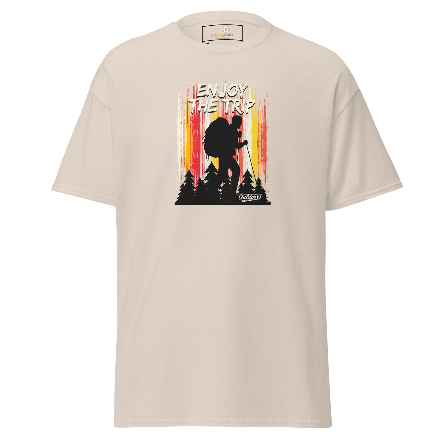 Unisex classic t-shirt - ADVENTURE ENJOY THE TRIP - BIG