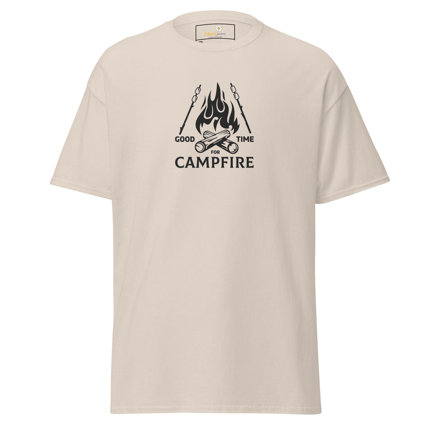 Unisex classic t-shirt - ADVENTURE GOOD TIMES CAMPFIRE - BIG