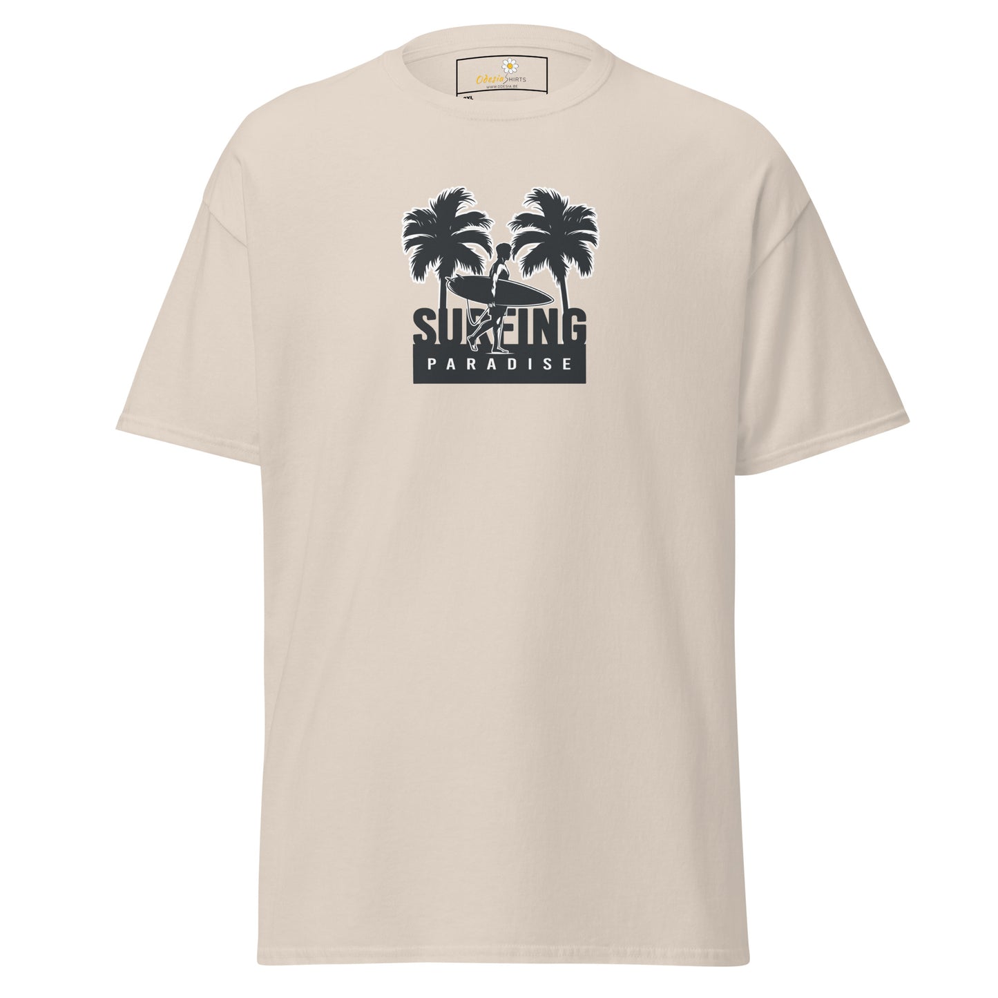 Heren klassiek t-shirt - SUMMER ISLAND TREES - GROOT