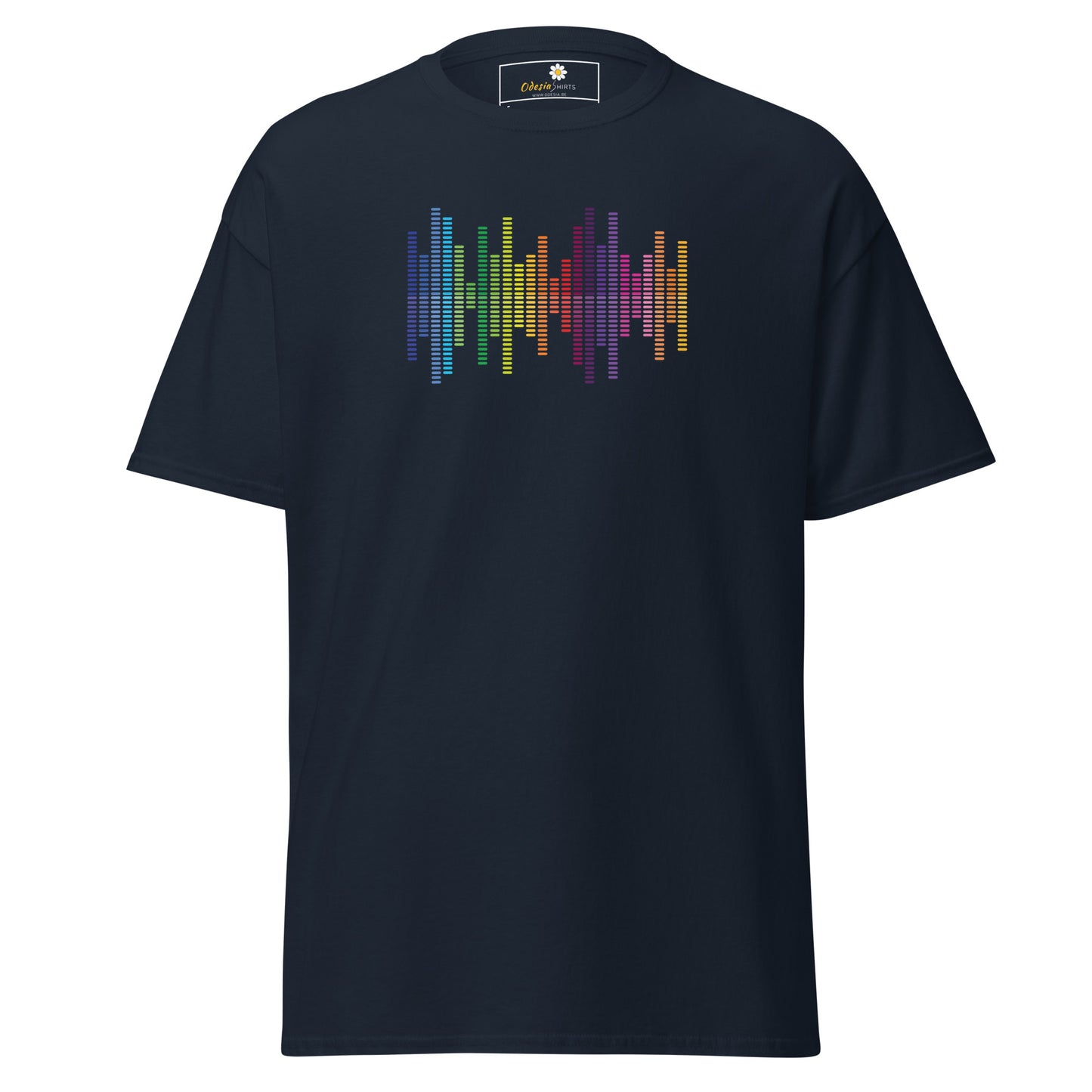 Unisex classic tee - MUSIC AUDIO SPECTRUM - REGULAR