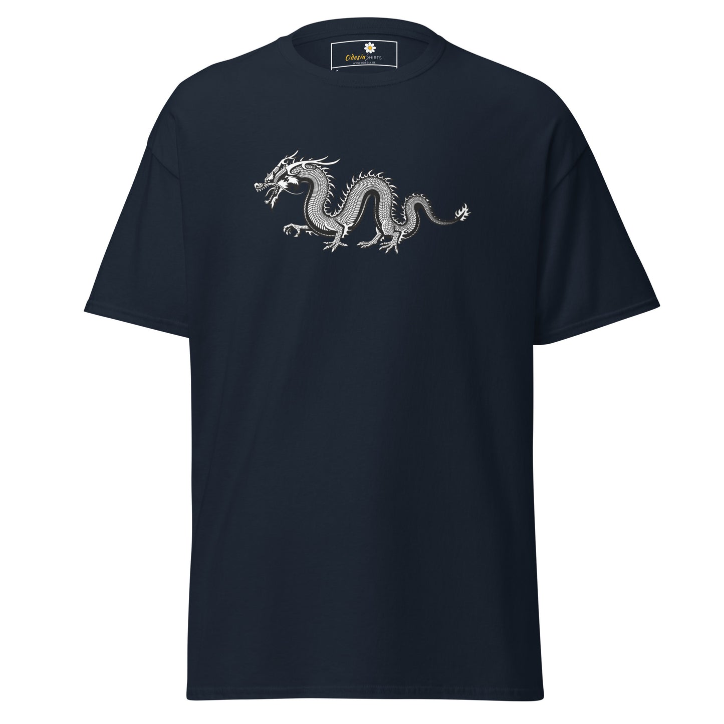 T-shirt classique unisexe - DRAGON GRIS MYSTIQUE - RÉGULIER