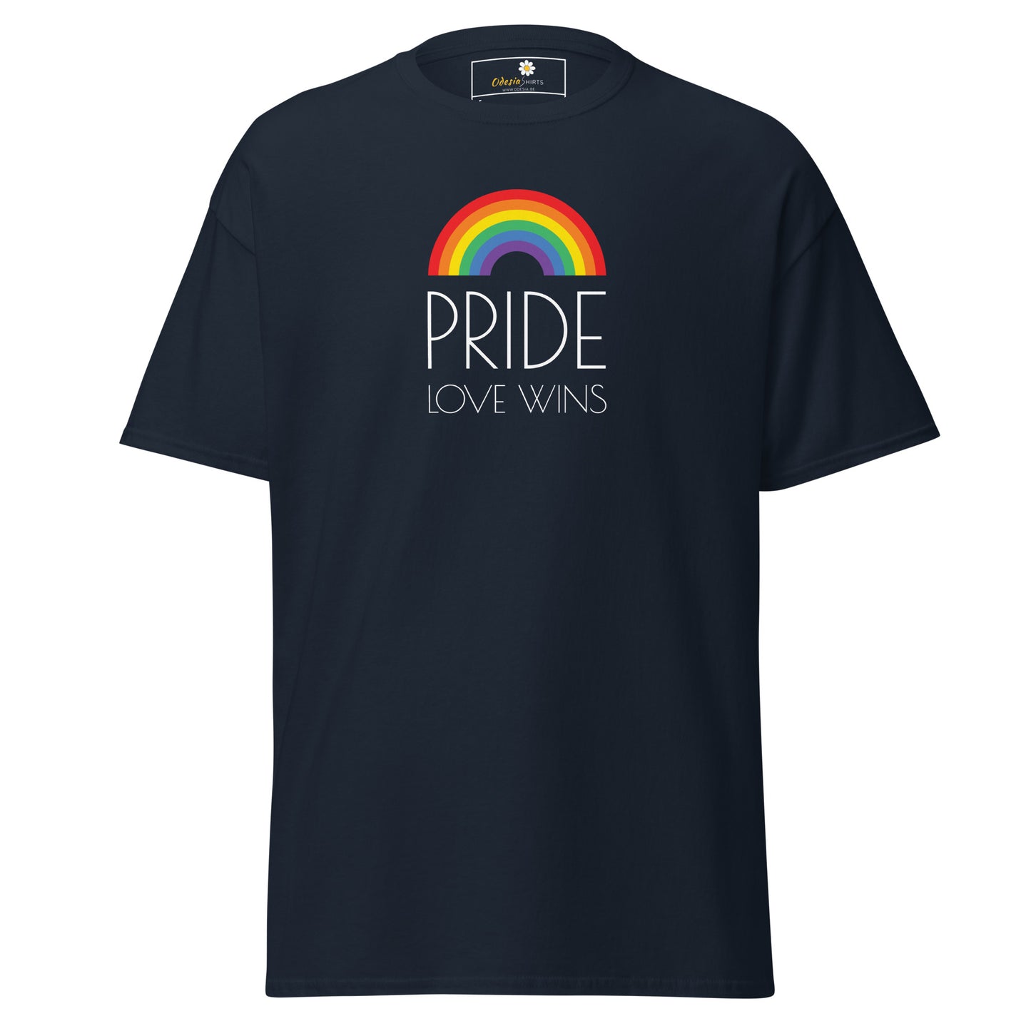 Unisex classic t-shirt - LGBTQ PRIDE LOVE WINS - REGULAR