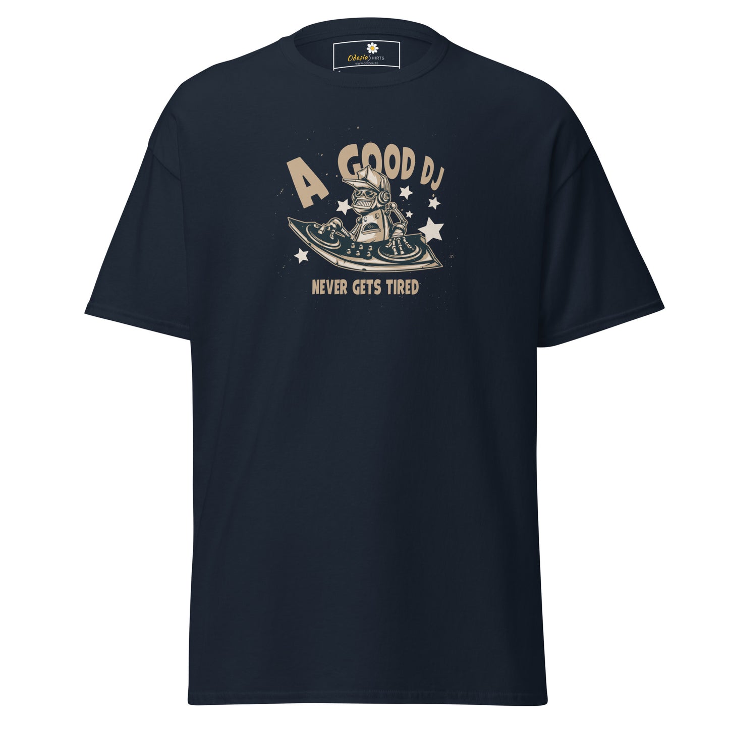 T-shirt classique unisexe - Un bon DJ jamais fatigué - Regular