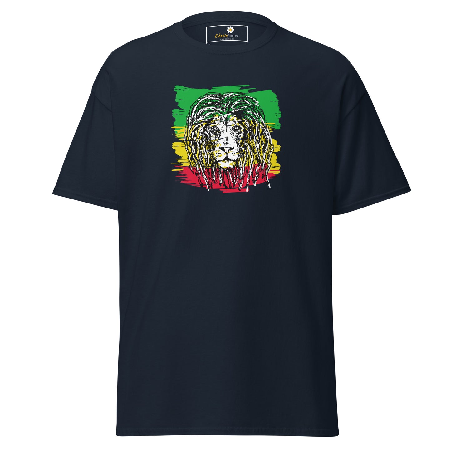 Unisex classic t-shirt - WILD LIFE MUSIC LION REGGAE - REGULAR