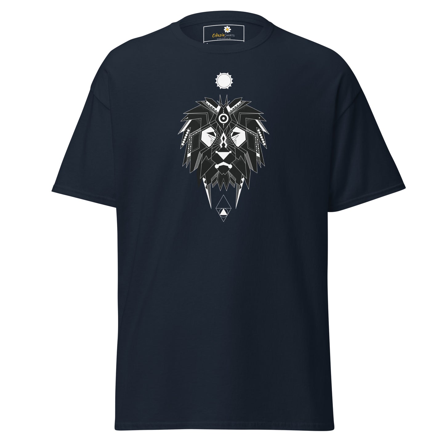 Unisex classic t-shirt - ABSTRACT MYSTIC LION HEAD - REGULAR