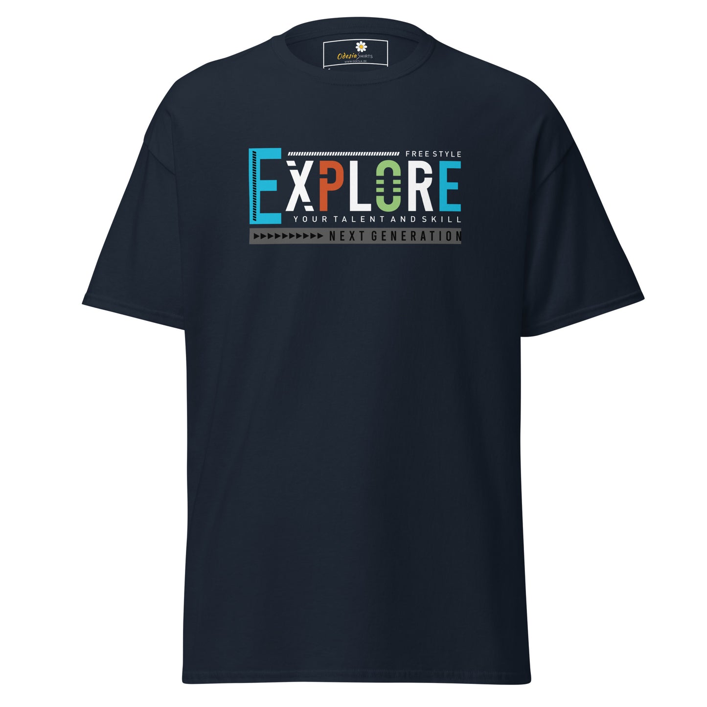 Unisex classic t-shirt - ADVENTURE EXPLORE FREESTYLE - REGULAR