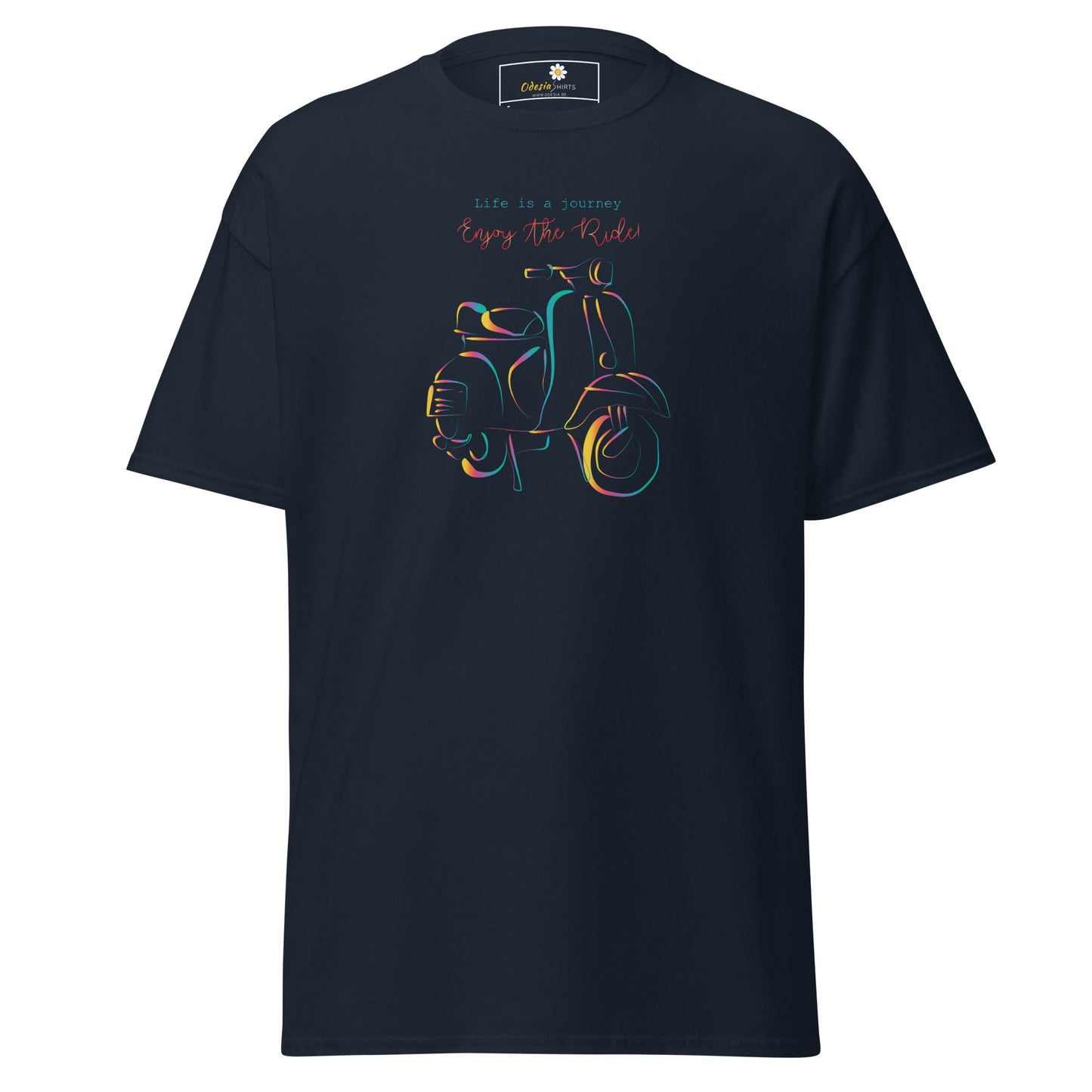 Unisex classic t-shirt - VINTAGE ENJOY RIDE - REGULAR