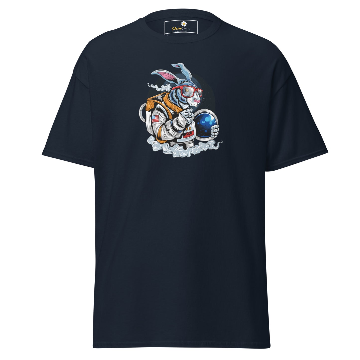 T-shirt classique unisexe - LAPIN ASTRONAUTE - RÉGULIER