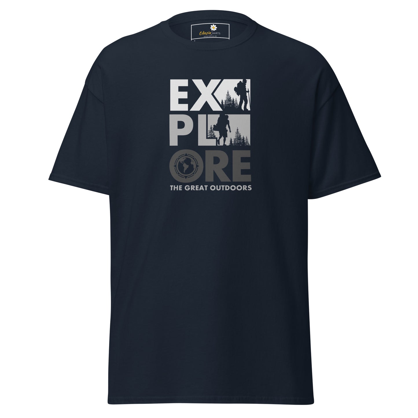 Unisex classic t-shirt - ADVENTURE EXPLORE OUTDOORS - REGULAR