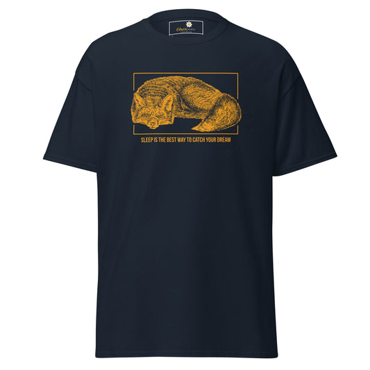 T-shirt classique unisexe - ANIMAUX RENARD SLEEP BEST - RÉGULIER