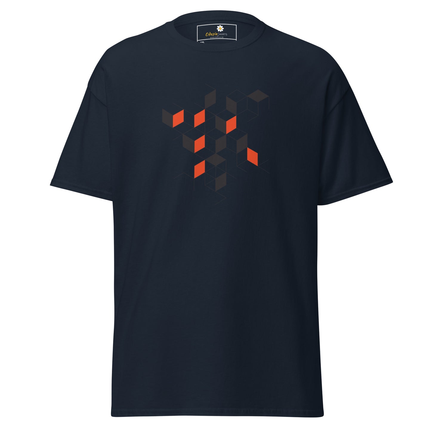 Unisex classic t-shirt - ABSTRACT SQUARES - BIG