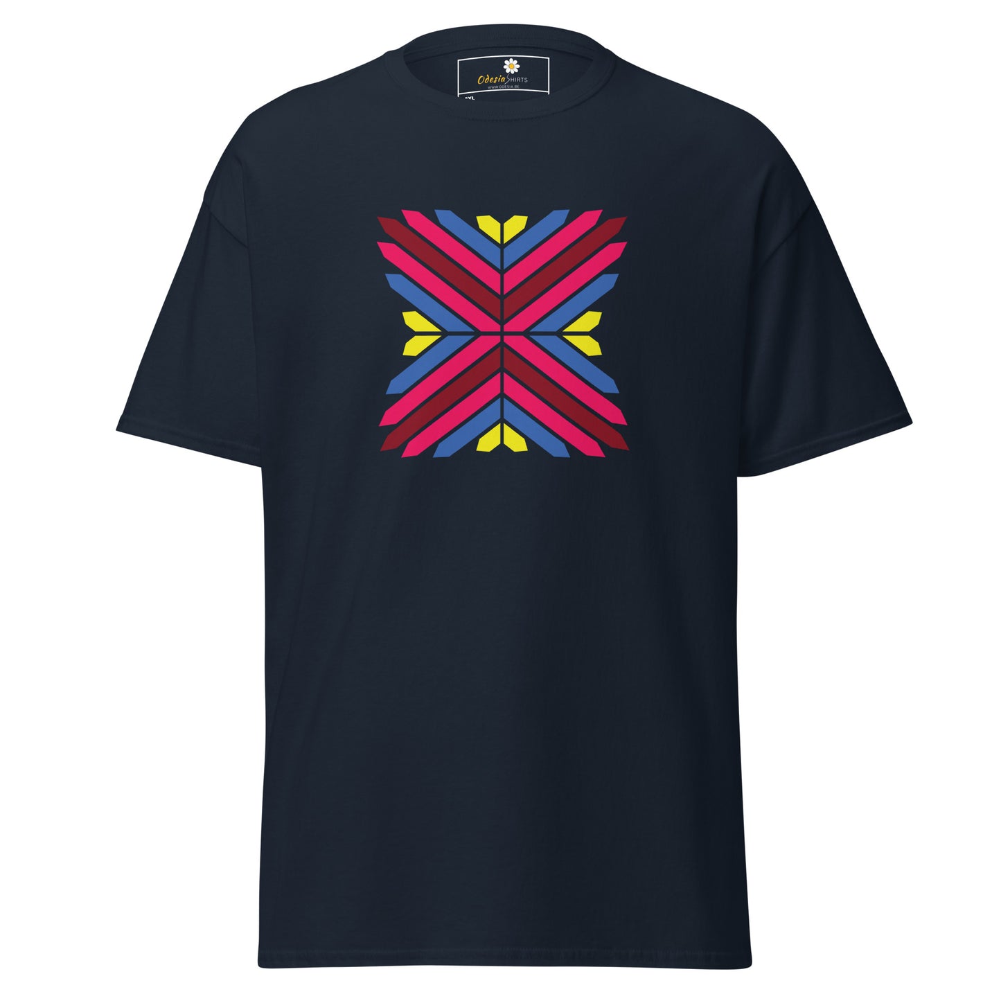 Unisex classic t-shirt - ABSTRACT TRIANGLES - BIG