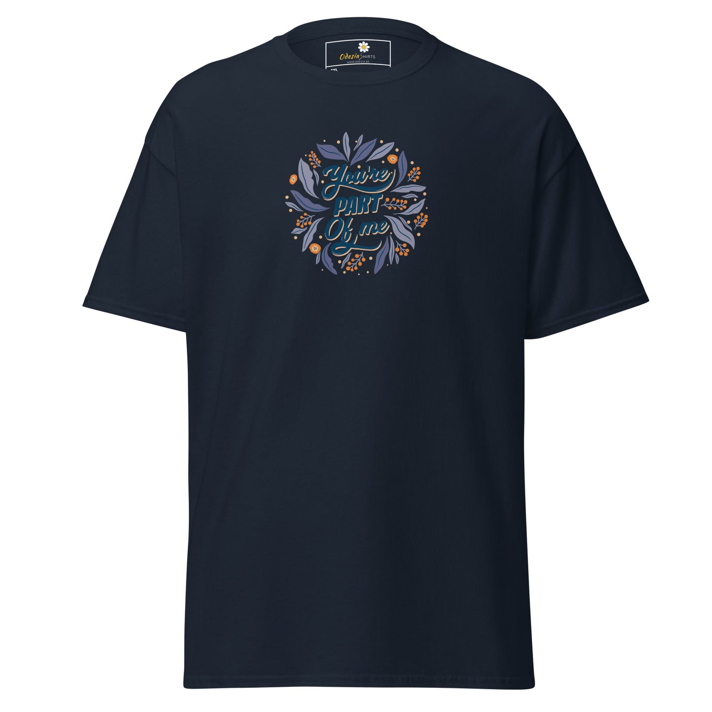 Unisex classic t-shirt - POSITIVE TEXT YOU ARE PART OF ME - BIG