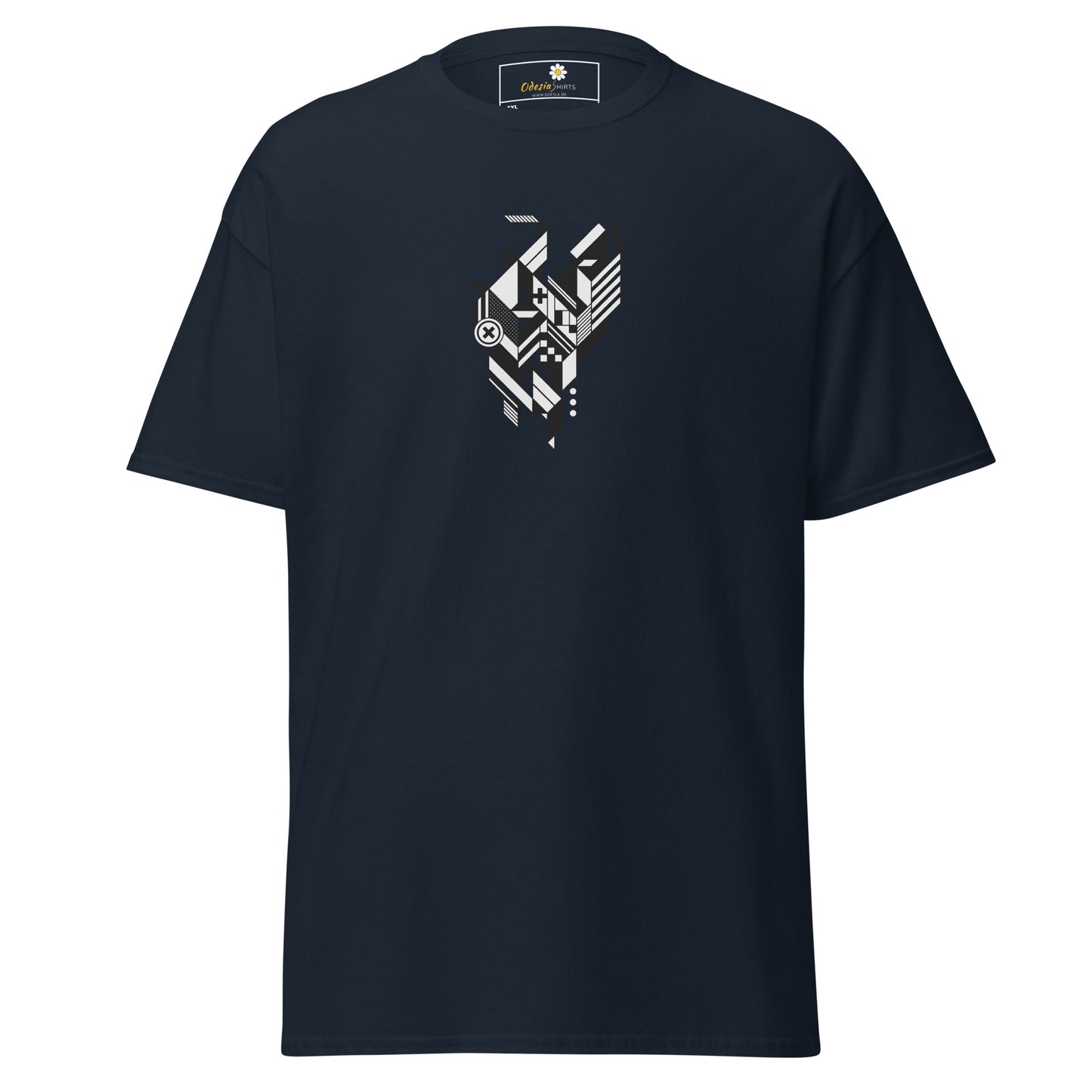 Unisex klassiek t-shirt - ABSTRACT FIGUUR - GROOT