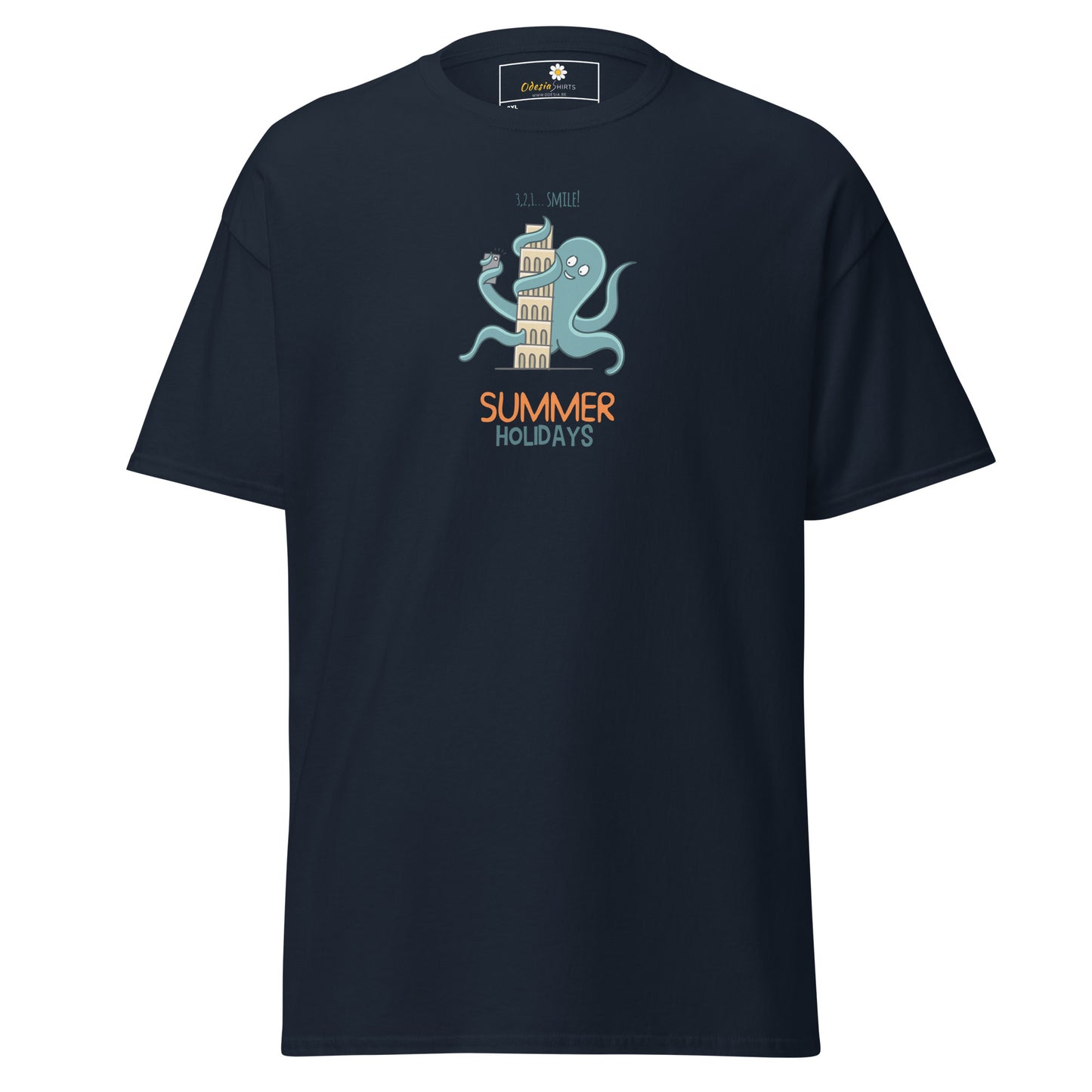 Heren klassiek t-shirt - ZOMERPLEZIERVAKANTIES - GROOT