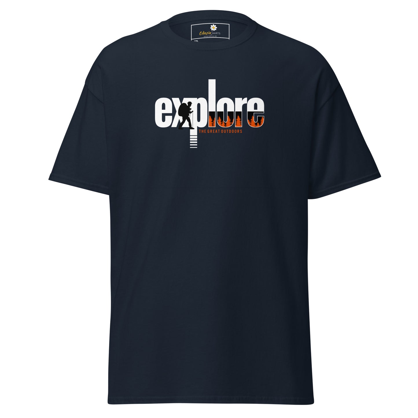 Unisex classic t-shirt - ADVENTURE EXPLORE - BIG