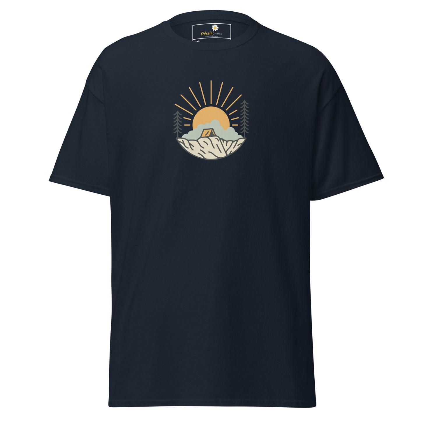 Unisex classic t-shirt - ADVENTURE SUNNY CIRCLE - BIG
