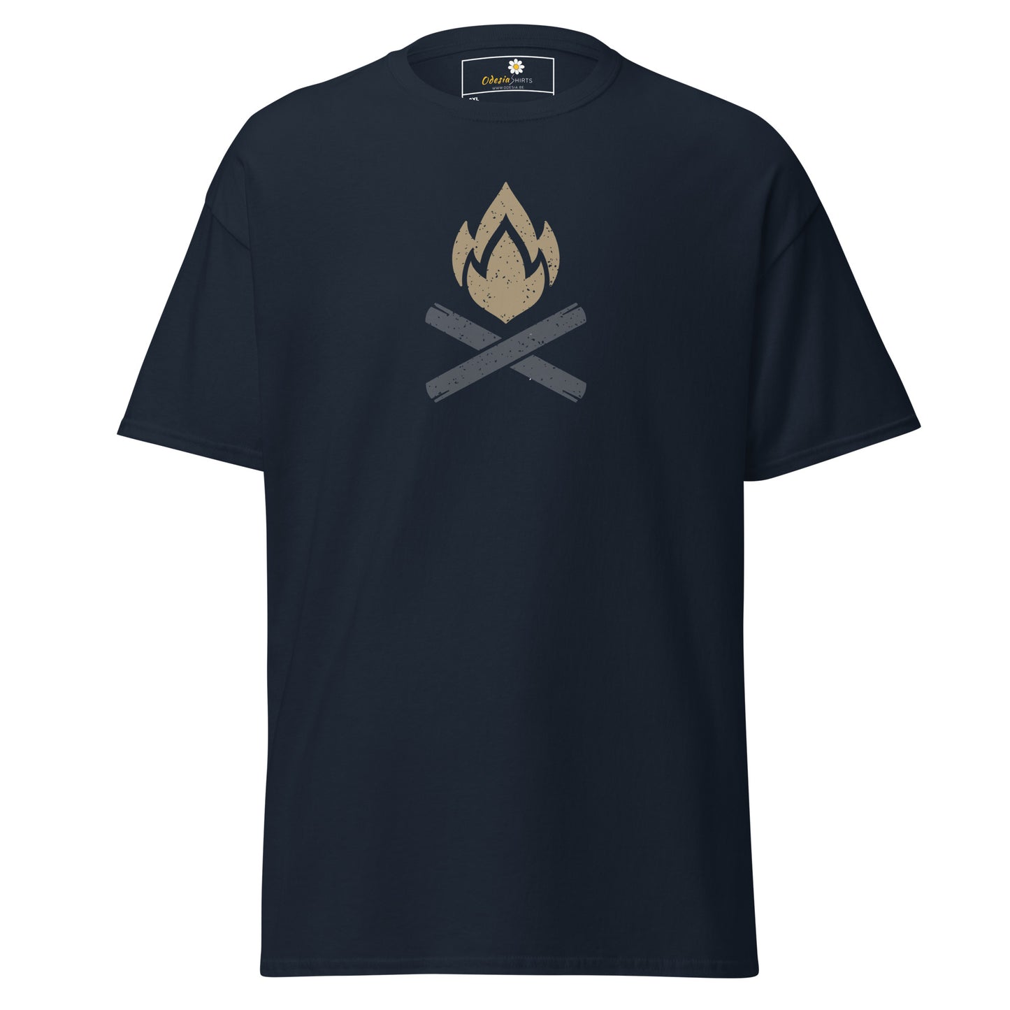 Unisex classic t-shirt - ADVENTURE CAMP FIRE - BIG
