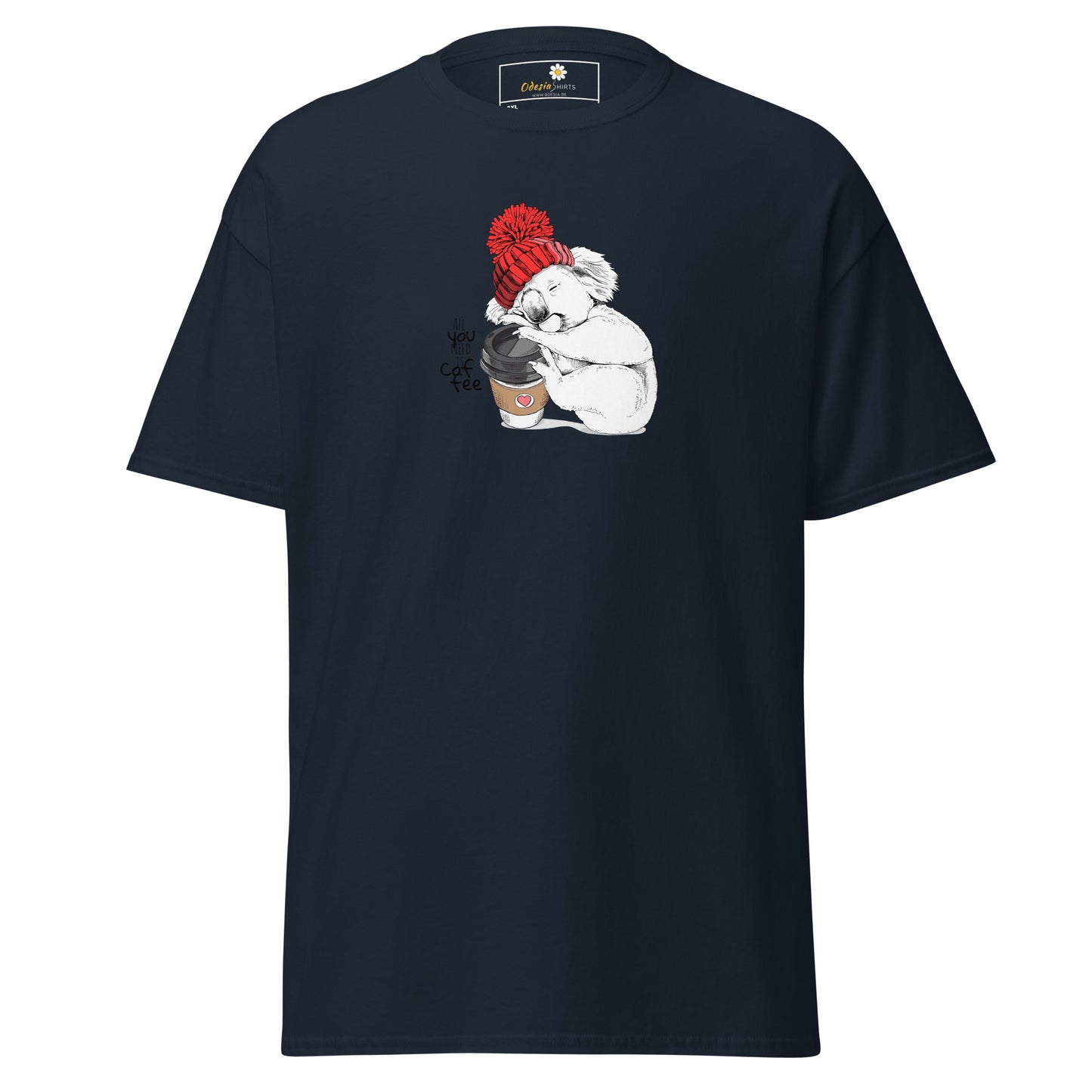 Klassiek heren t-shirt - WILDLIFE FUN KOALA - GROOT