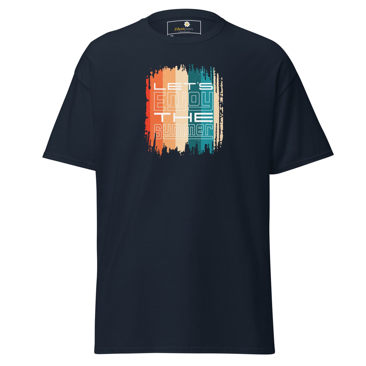 T-shirt classique pour homme - SUMMER LETS ENJOY - BIG