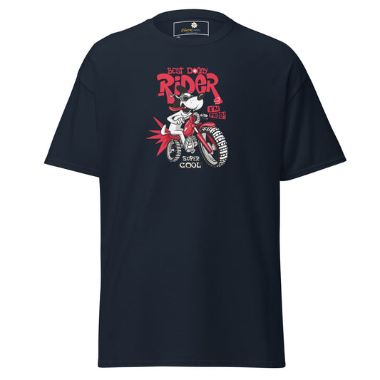T-shirt classique pour homme - VINTAGE DOGGY RIDE - GRAND