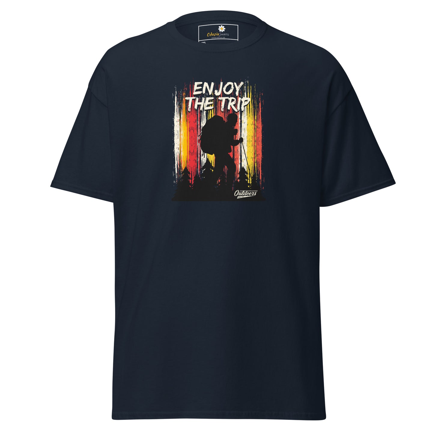 Unisex classic t-shirt - ADVENTURE ENJOY THE TRIP - BIG