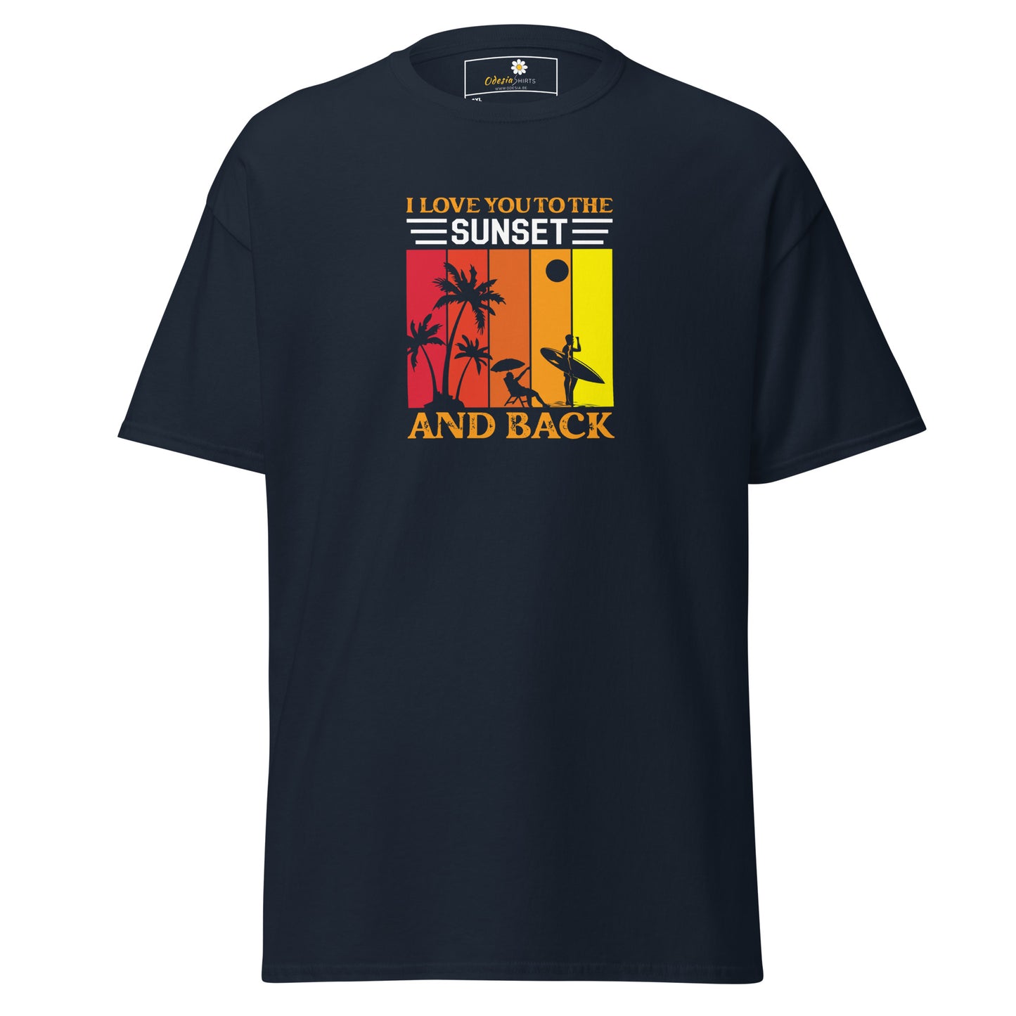 T-shirt classique pour homme - SUMMER LOVE SUNSET - BIG